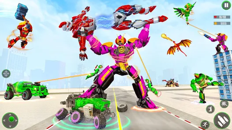 Dragonfly Robot Car Transform screenshot