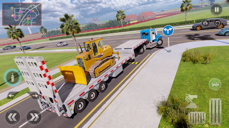 Truck Racing Car Driving Games screenshot