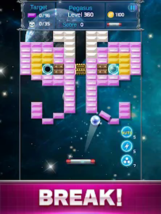 Brick Breaker : Space Outlaw screenshot