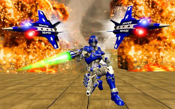 Multi Robot Car Transform War Image