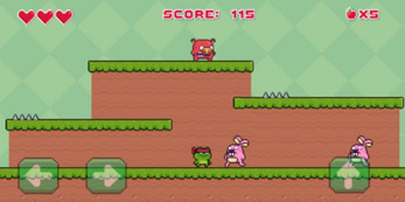 Ninja Frog Platformer screenshot
