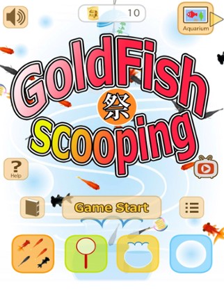 Goldfish scooping festival Image