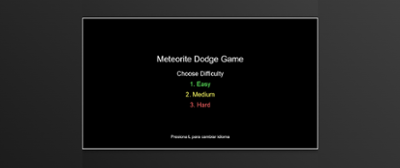 Meteorite Dodge Game Image