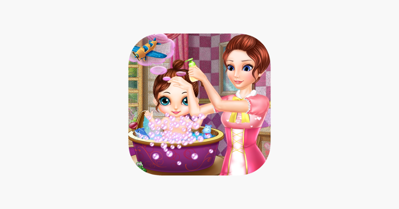 Newborn Baby Bath Care Game Cover