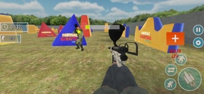 Paintball Shooting Arena 3D Image