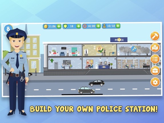 Police Inc: Tycoon sim game screenshot