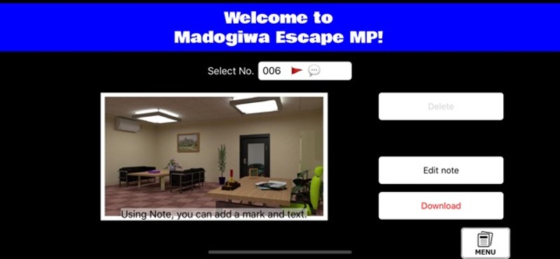 Portal of Madogiwa Escape MP screenshot