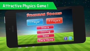 Stickman Soccer Physics - Fun 2 Player Games Free Image