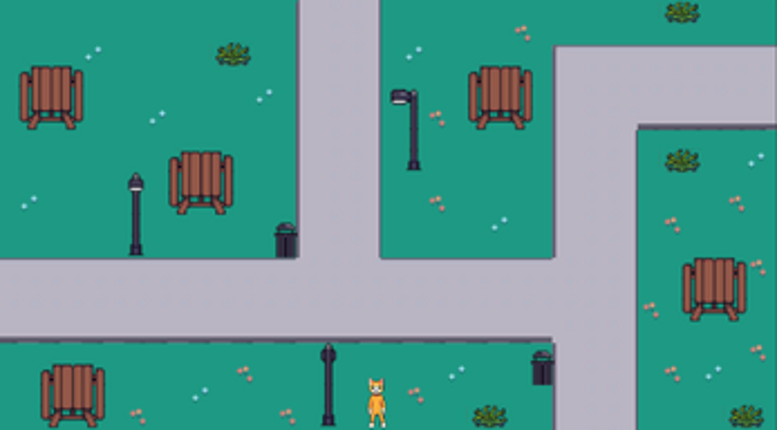 The cat that walked by himself screenshot