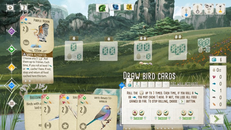 Wingspan + European + Oceania + Asia + Decorative Packs screenshot