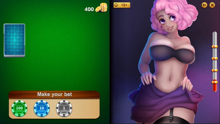 BLACKJACK and WAIFUS Hentai Version Image