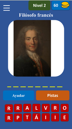 Cuestionario de famosos screenshot