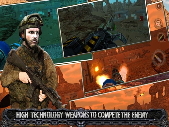 Desert Storm Gunner Shooting 3d screenshot