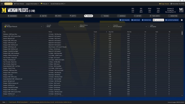 Draft Day Sports: College Football 2026 screenshot