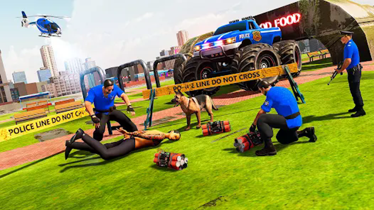 Police Monster Truck Games 3D Image