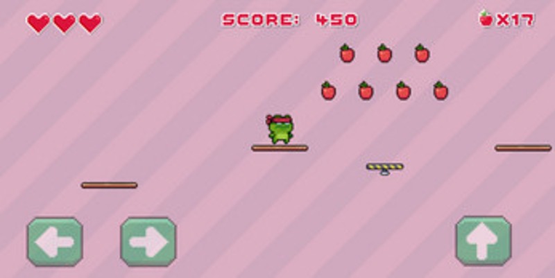 Ninja Frog Platformer Image