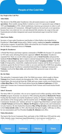 Learn Cold War History screenshot
