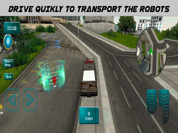 Mega Robot Truck Transport Sim screenshot