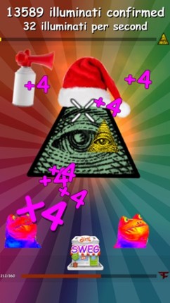 Meme Clicker - MLG Christmas screenshot