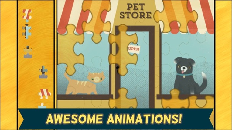 Pet Games for Kids: Cute Cat, Dog, and Fun Animal Puzzles screenshot