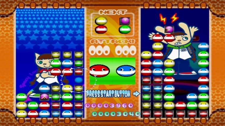 Pop'n Taisen Puzzle Dama Online screenshot