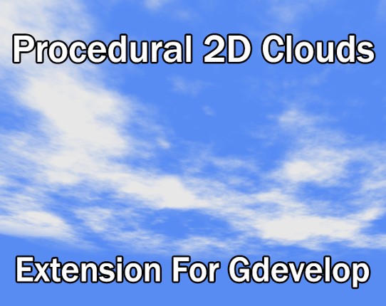 Procedural 2D Clouds Extension For Gdevelop Image