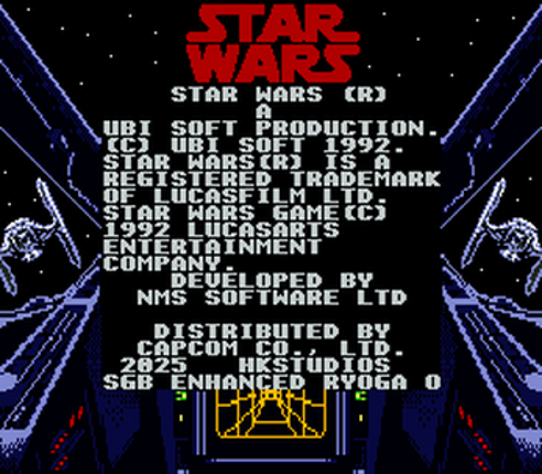 STAR WARS (スター・ウォーズ) SGB Enhanced (Super Game Boy) screenshot