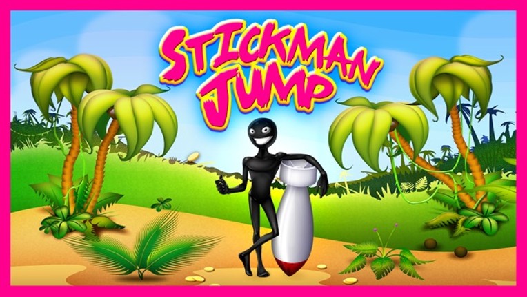 Stick-Man Jump: Super Fight Jumper Trampoline War Adventure Game 2 screenshot