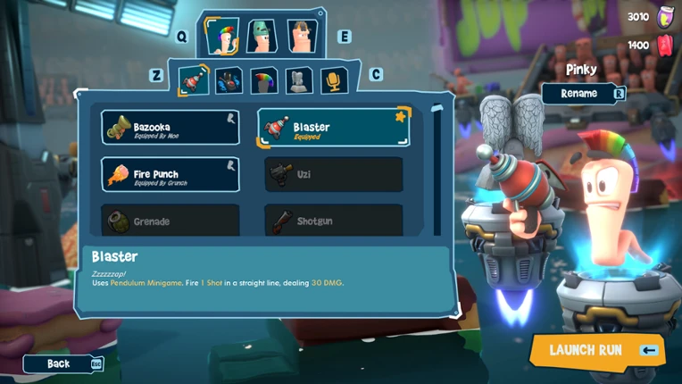 Worms Galactic Tactics screenshot