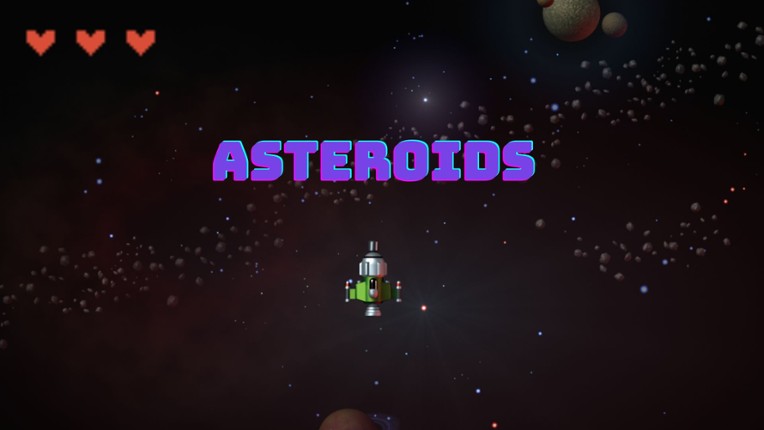 ASTEROIDS Game Cover