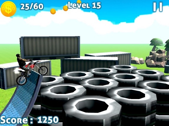 Bike Stunts Challenge 3D Game 2016-Stunts And Collect Coins screenshot