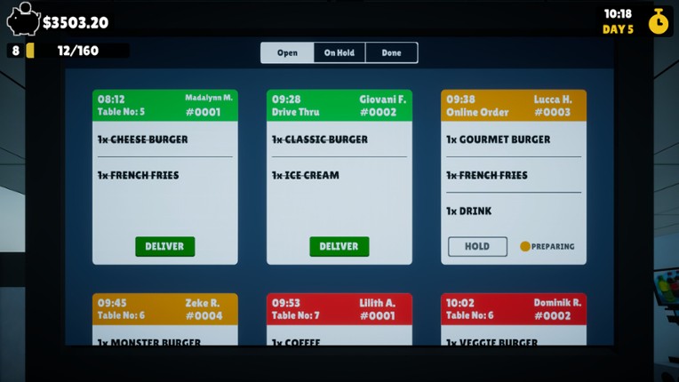 Burger Rush Simulator screenshot