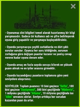 Dini bilgi yarışması screenshot