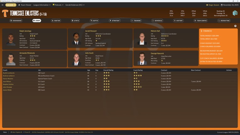 Draft Day Sports: College Football 2026 screenshot