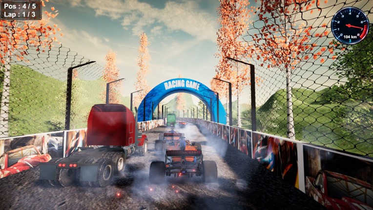 F1 Car VS Truck Drivers Image