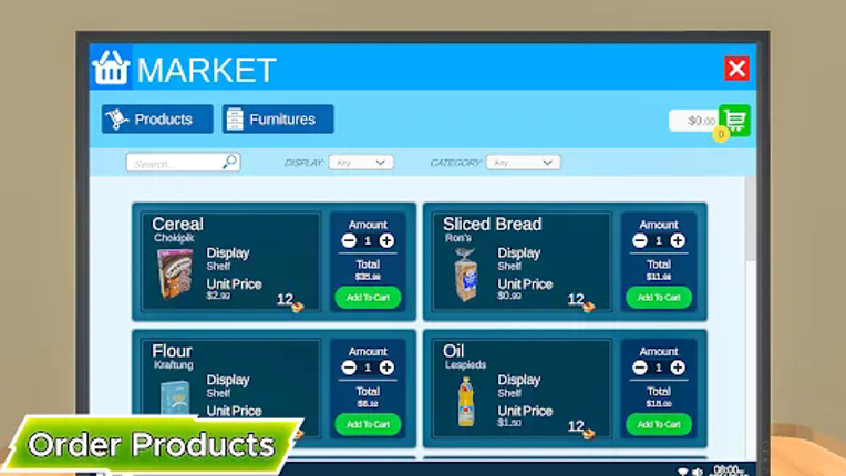 Supermarket Store Game 3D screenshot