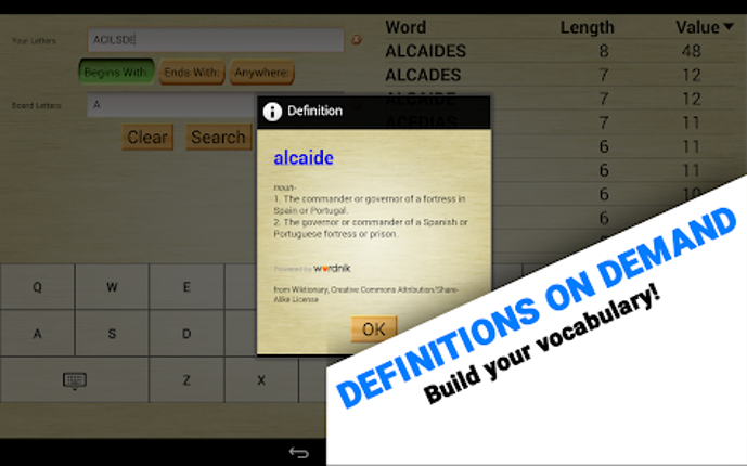 Word Breaker - Scrabble Helper screenshot