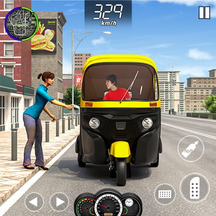 Auto Game: Rickshaw Driving 3D Image