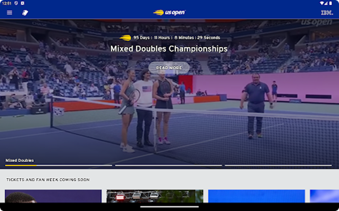 US Open Tennis Championships screenshot