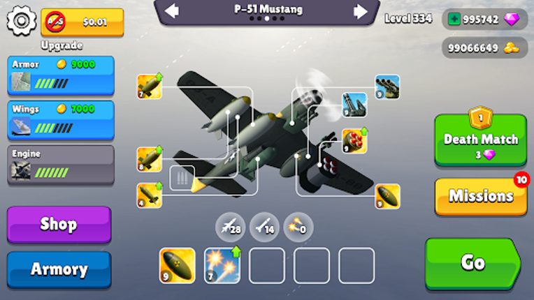 Bomber Ace: WW2 war plane game Image