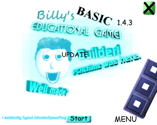 Billy's Basics Version 1.4.3 Update Image