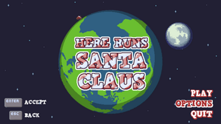 Here Runs Santa Claus Image
