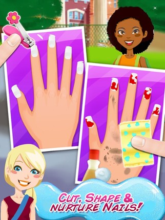 High School Nail Art Nail Salon - Girls Game! screenshot