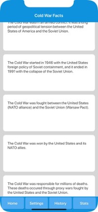 Learn Cold War History screenshot