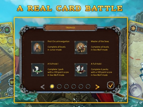 Pirate Solitaire. Sea Wolves Free screenshot