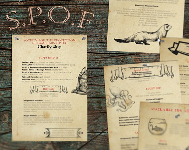 Games like S.P.O.F. (Society for the Protection of Familiars)