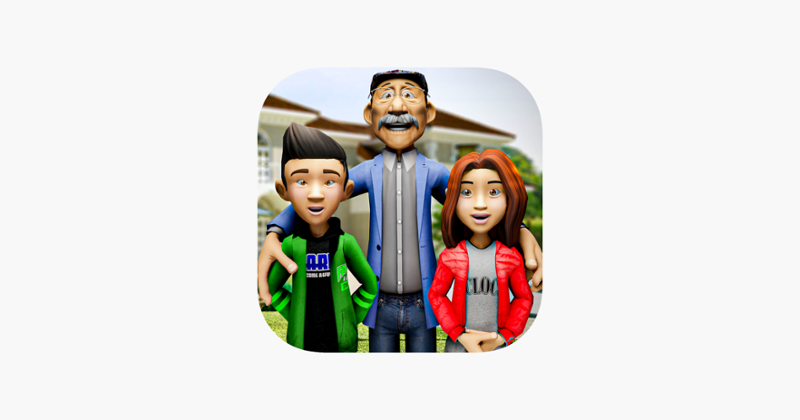 Super Happy Grandpa Family Sim Game Cover