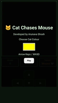 Cat Chases Mouse Image