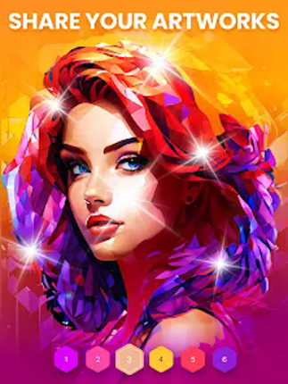 Polygon - Art Coloring Book screenshot