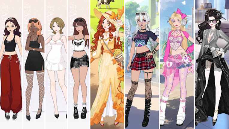 Shining Me: Glow Idol Dress Up screenshot